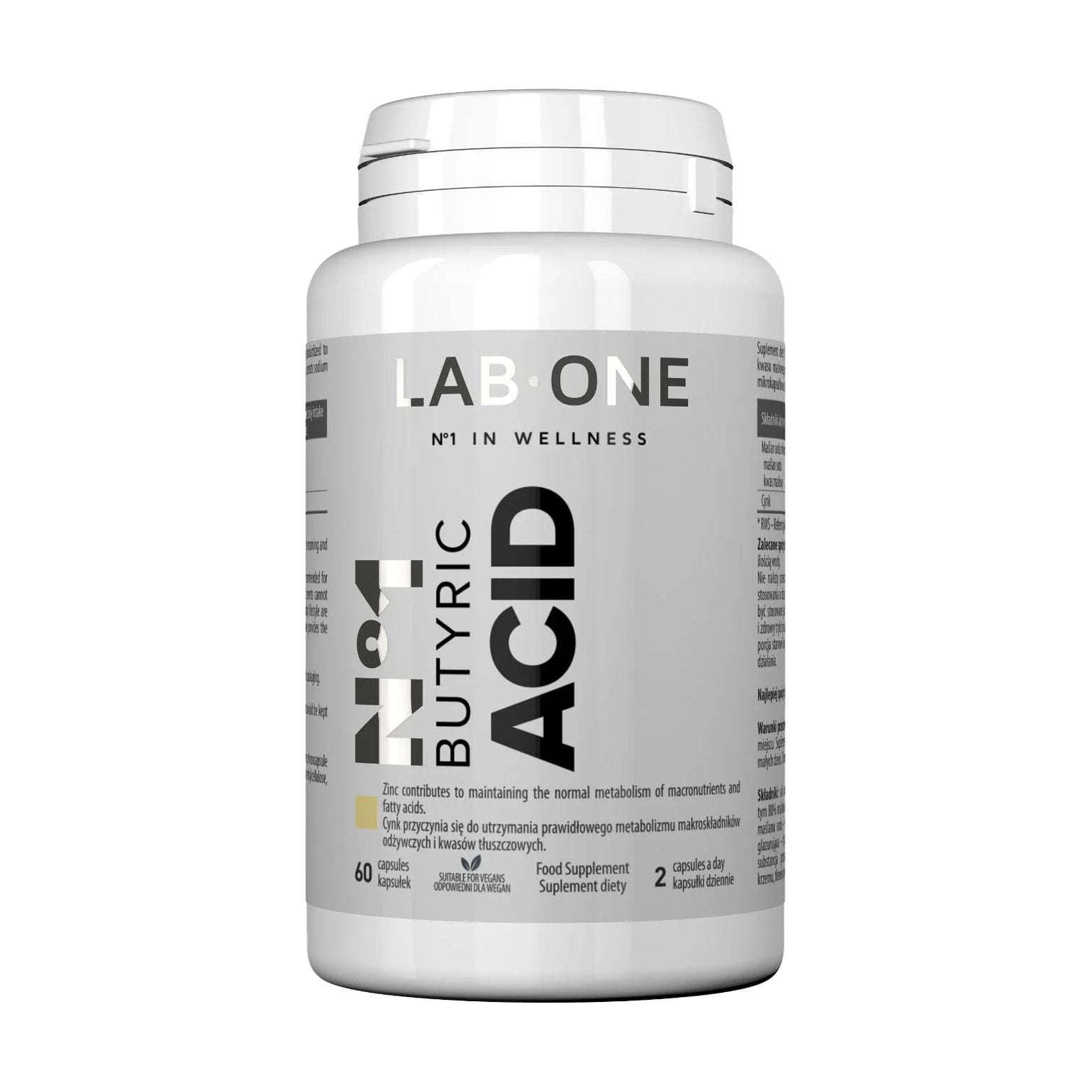 Масляна кислота Lab One N1 Butyric Acid, 60 капсул